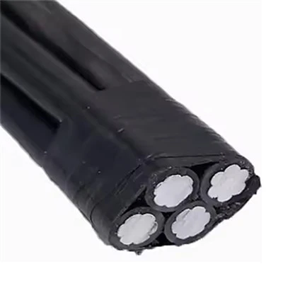 အလူမီနီယမ် Aerial ကို Bundle Cable Cable 4 အဆင့် core